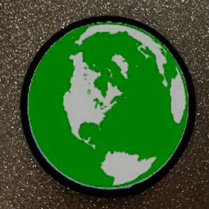 3 Zoll Green Earth Climate Change Awareness Aufnäher Aufnäher