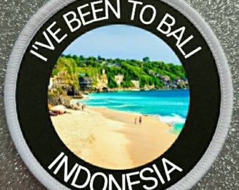 Insignia de parche bali indonesia de 3 pulgadas