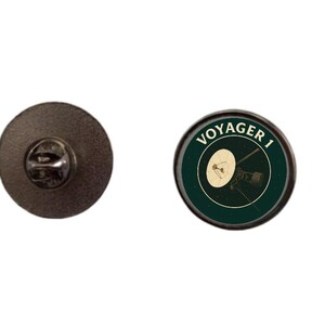 2.4cm Voyager 1 Space Exploration NASA Pin Badge