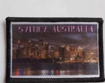 Insignia de 3 pulgadas Sydney Australia Iron o Coser en Parche