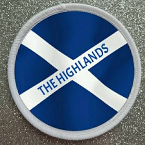 The Highlands Scotland 3 inch Patch Badge