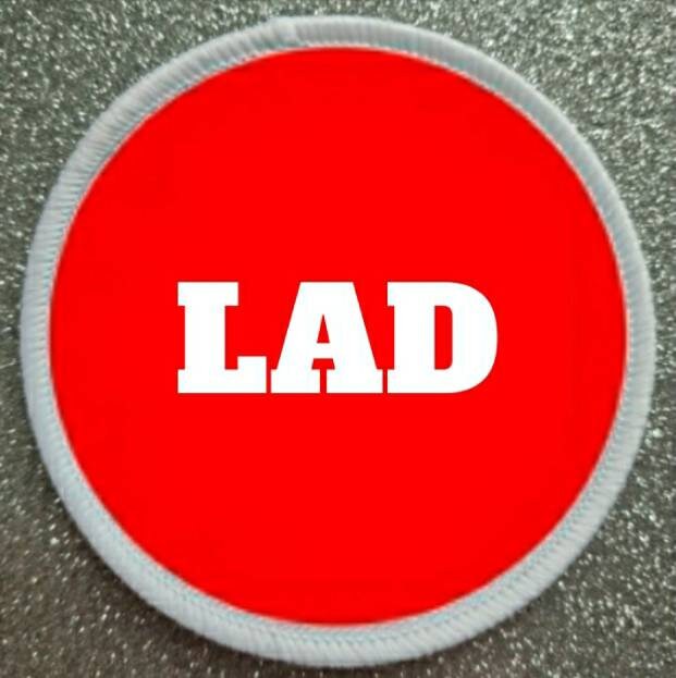 3 Zoll Scouse Slang Lad Sublimation Patch Anstecker.