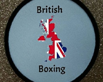3 Zoll British Boxing Patch Anstecker