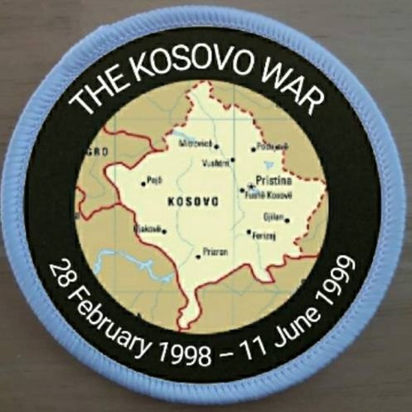 3 inch The Kosovo War patch badge