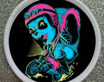 3 Inch Monster Biker Patch Badge