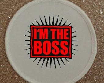 Sticker Vinyle Ou Patch Thermocollant - Motif MERCI BOSS - Neuf Sans Emballage