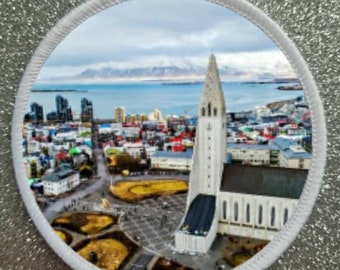 3 Inch Reykjavik Iceland patch badge