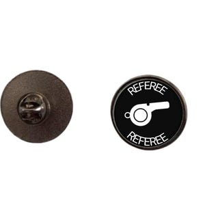 2.4cm Referee Enamel  Pin Badge