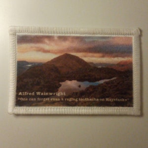 3 inch Hay Stacks Mountain Hill Lake District UK patch badge