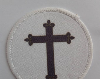 3 Zoll Christian Christentum Christus Kreuz Patch Abzeichen
