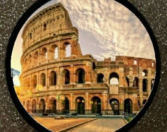 The Colosseum of Rome Italy 3 Inch Patch Badge