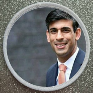 3 Inch Rishi UK Politics patch badge