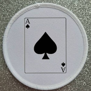3 Inch Ace of Spades patch badge