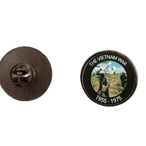 Emaille pin-badge van 2,4 cm Vietnam-oorlog