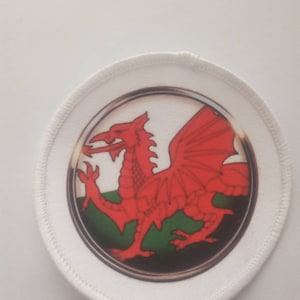 3 Inch Welsh Flag Patch Badge