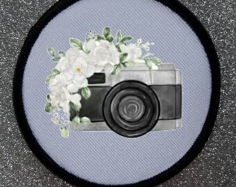 Badge patch sublimazione Camera Photography da 3 pollici