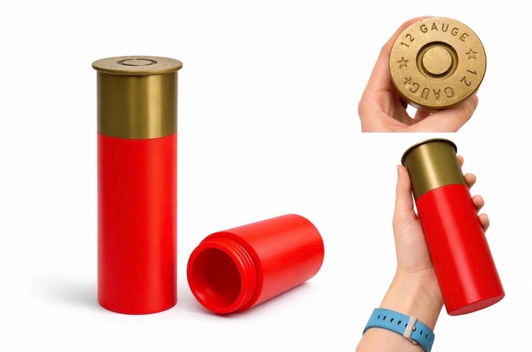 12 Inch Shell Inside 12-gauge Shotgun Shell Replica – Secret Storage Piece - Military ...