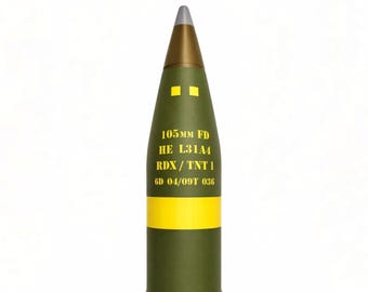 105mm Artillery Round Replica Militaria Bottle Holder