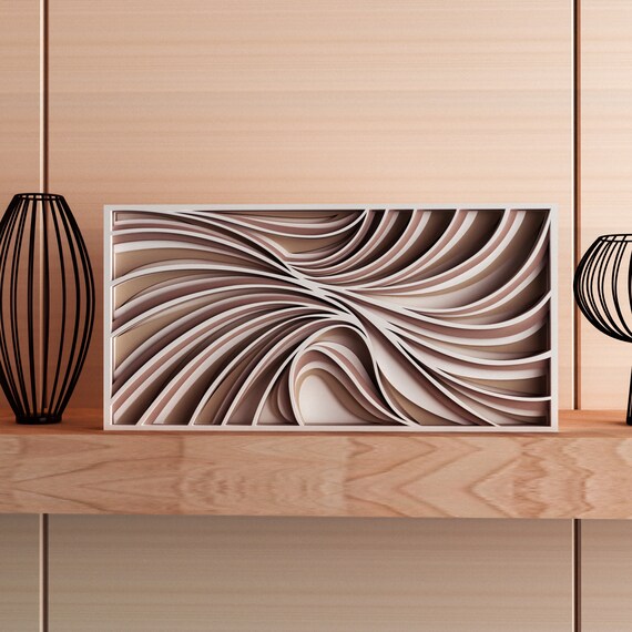 Download Vector file 6 layer decorative wall panel Dxf file for ...