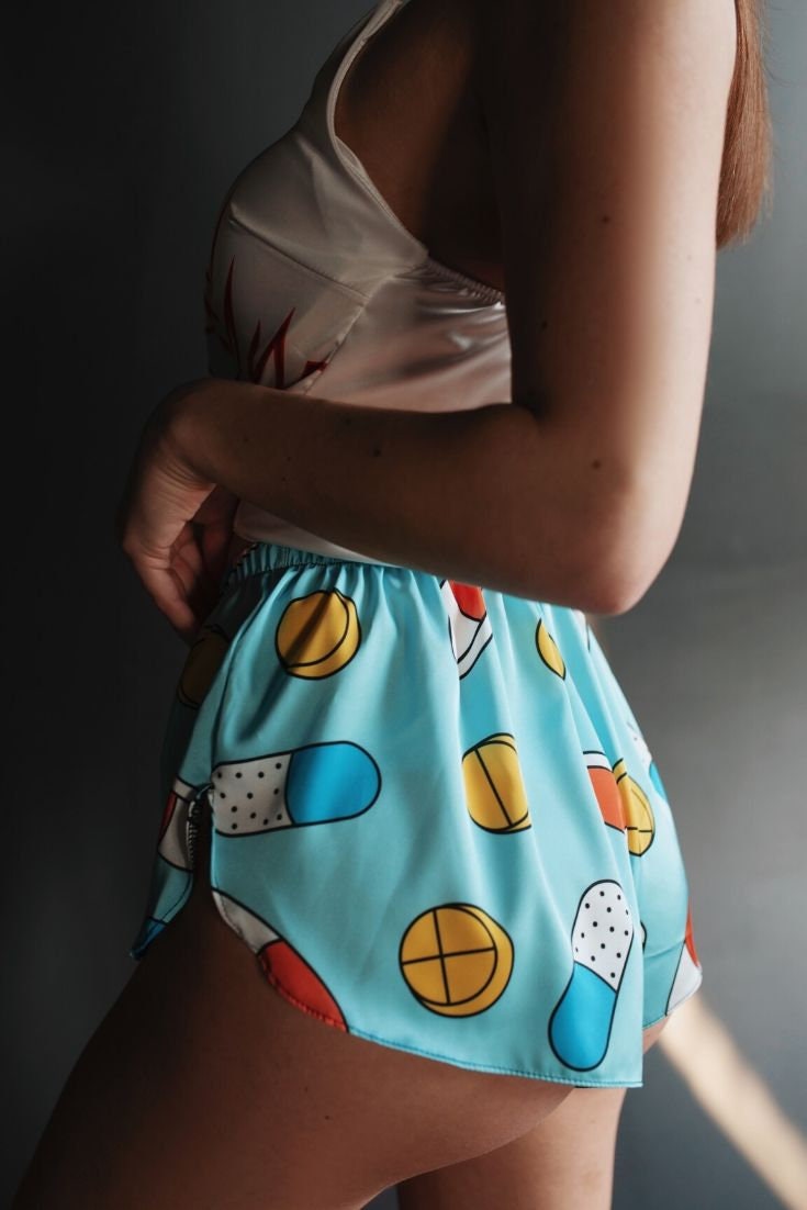 Sexy Píldora Pijamas Para La Mujer Pijama Para La Chica Sexy Etsy 