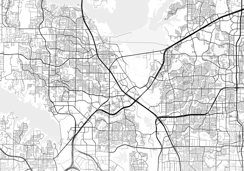 Lewisville Map Print City Map Wall - Il 794xN.2108007645 Gm88
