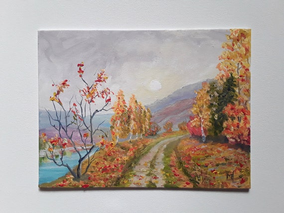 絵画 Iconic Landscape Pixel Graphics of an 8-bit Landscape Village. Stock