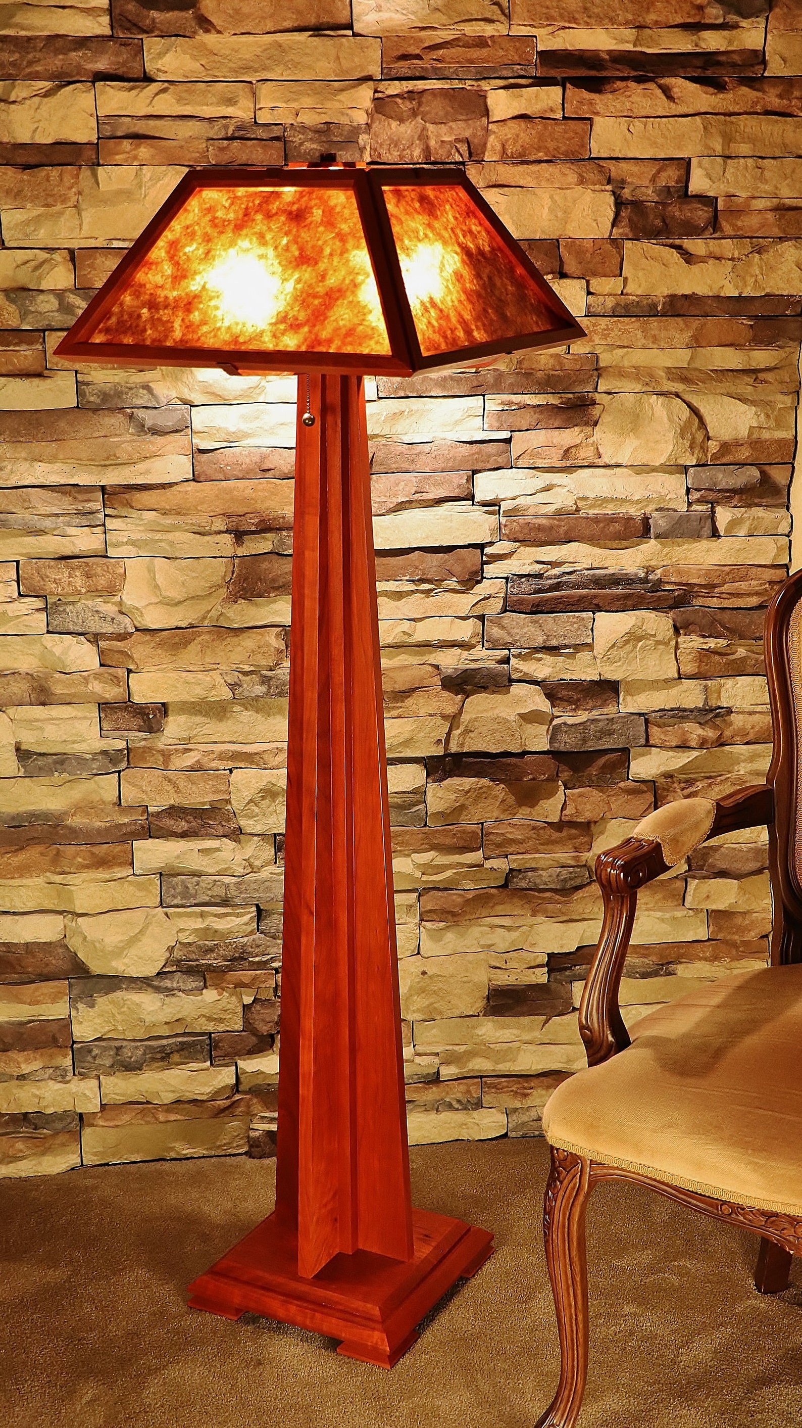Craftsman Floor Lamp Custom Order Heirloom Quality American Etsy