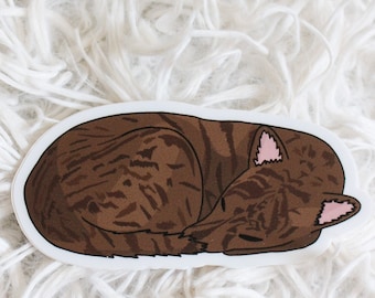 Brindle Jindonut Vinyl Sticker  | Jindo | Jindonut | Brindle Jindo | Korean Jindo