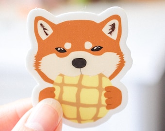 Shiba Melon Bread ロンパン klistermärke