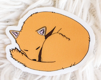 Tan/Brown Jindonut Vinyl Sticker