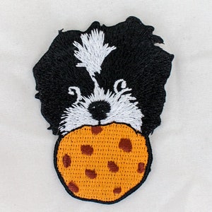 Shih Tzu and Cookie Embroidery Patch