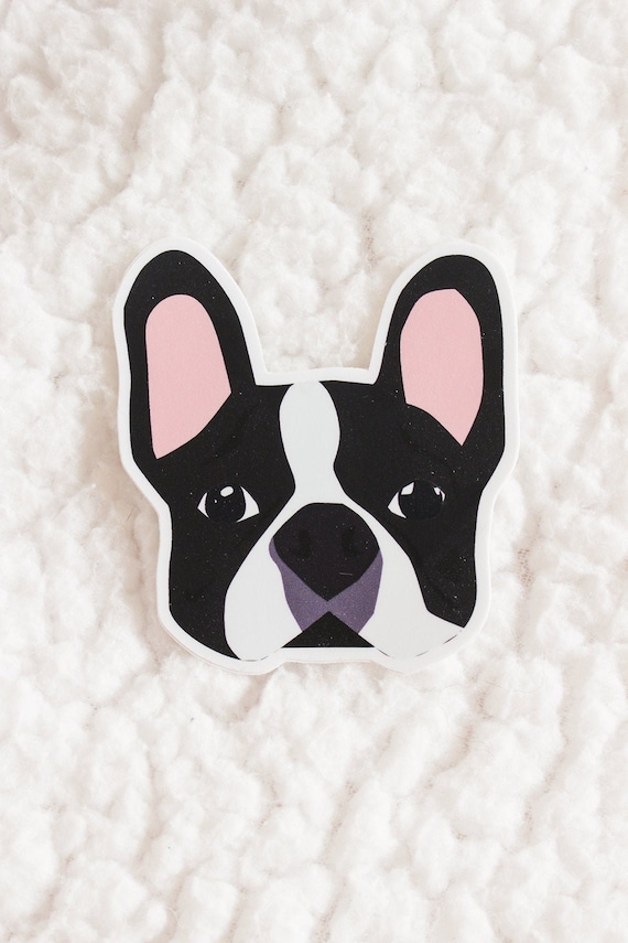 French Bulldog Vinyl Sticker | Frenchie Sticker | Frenchie Vinyl Sticker