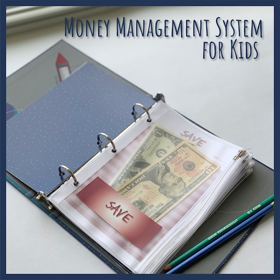 kids money management, budget binder for kids, financial planning, budget planner, finance organizer, 3 ring binder, money wallet binder