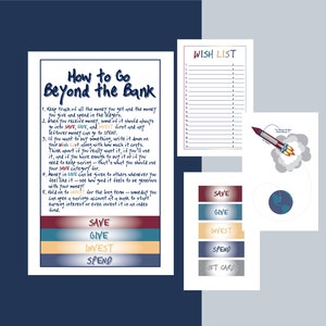 Save Share Spend Printable, Money Envelopes PDF, Save Give Spend Jar ...