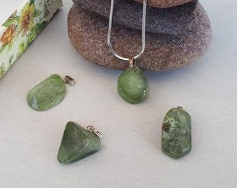 Peridot pendant necklace • Raw Peridot necklace crystal jewelry • Peridot Crystal pendant necklace for women is the best gift for women