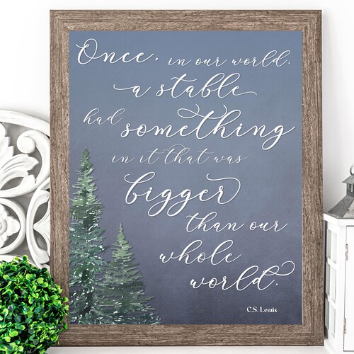 CS Lewis Quote Wall Art Digital Download - Etsy