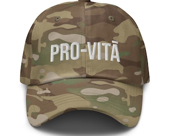 Pro-Vita Hat; Prolife Hat; Anti-Abortion Hat; Catholic Hat; Christian Hat; Latin Catholic