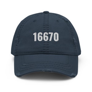 St Maximilian Kolbe Distressed Catholic Hat, Saint Maximilian Kolbe Hat, Maximilian Kolbe Cap, Prison Number 16670 Cap, Catholic Cap Navy