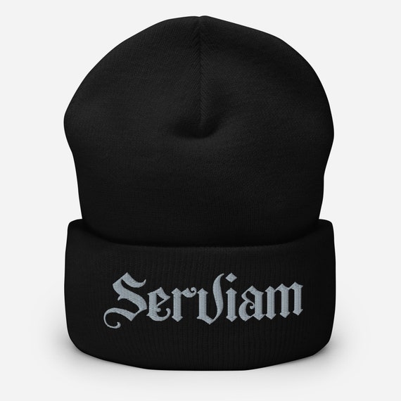 Serviam Cuffed Beanie, Catholic Hat, St Michael, Saint Michael, St. Michael,  Latin Mass - Etsy