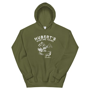 St Hubert Unisex Hoodie, Saint Hubert Hoodie, Hubert&#39;s Hunting Tours Hoodie, Catholic Hoodie