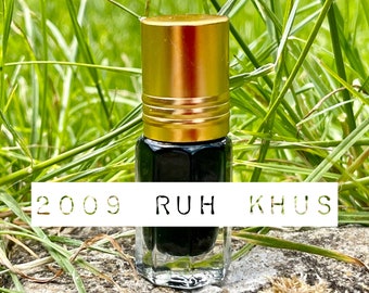 2009 Vetiver indio salvaje Ruh Khus vintage
