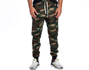 camouflage fleece sweatpants
