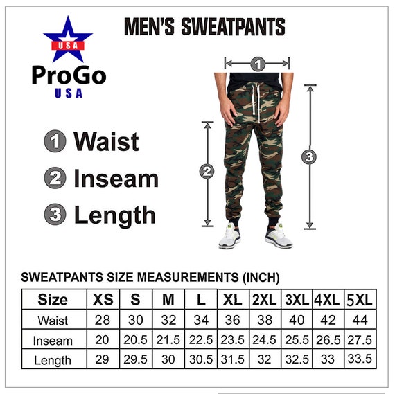 men's 27 inch joggers