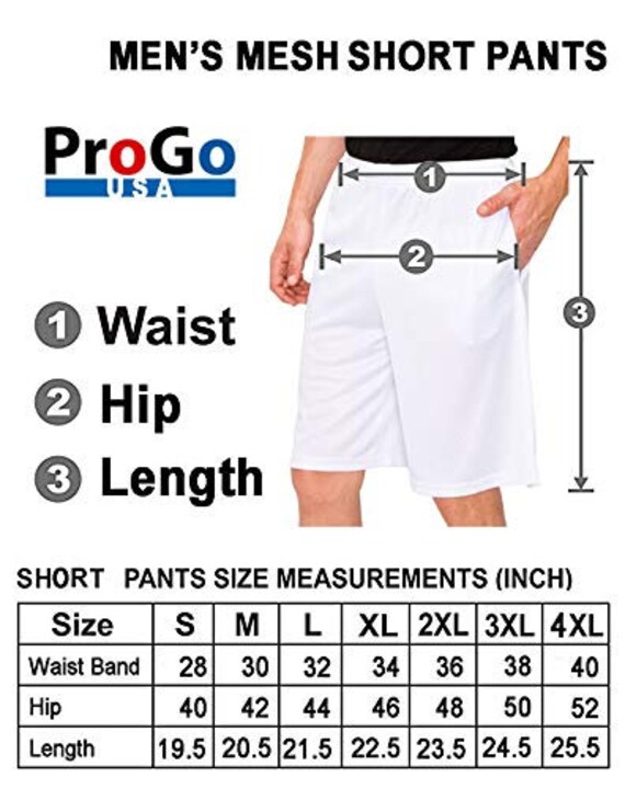 Progo Men's Athletic Moisture-wicking 