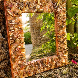 Crystal Mirror Gold and Bronze