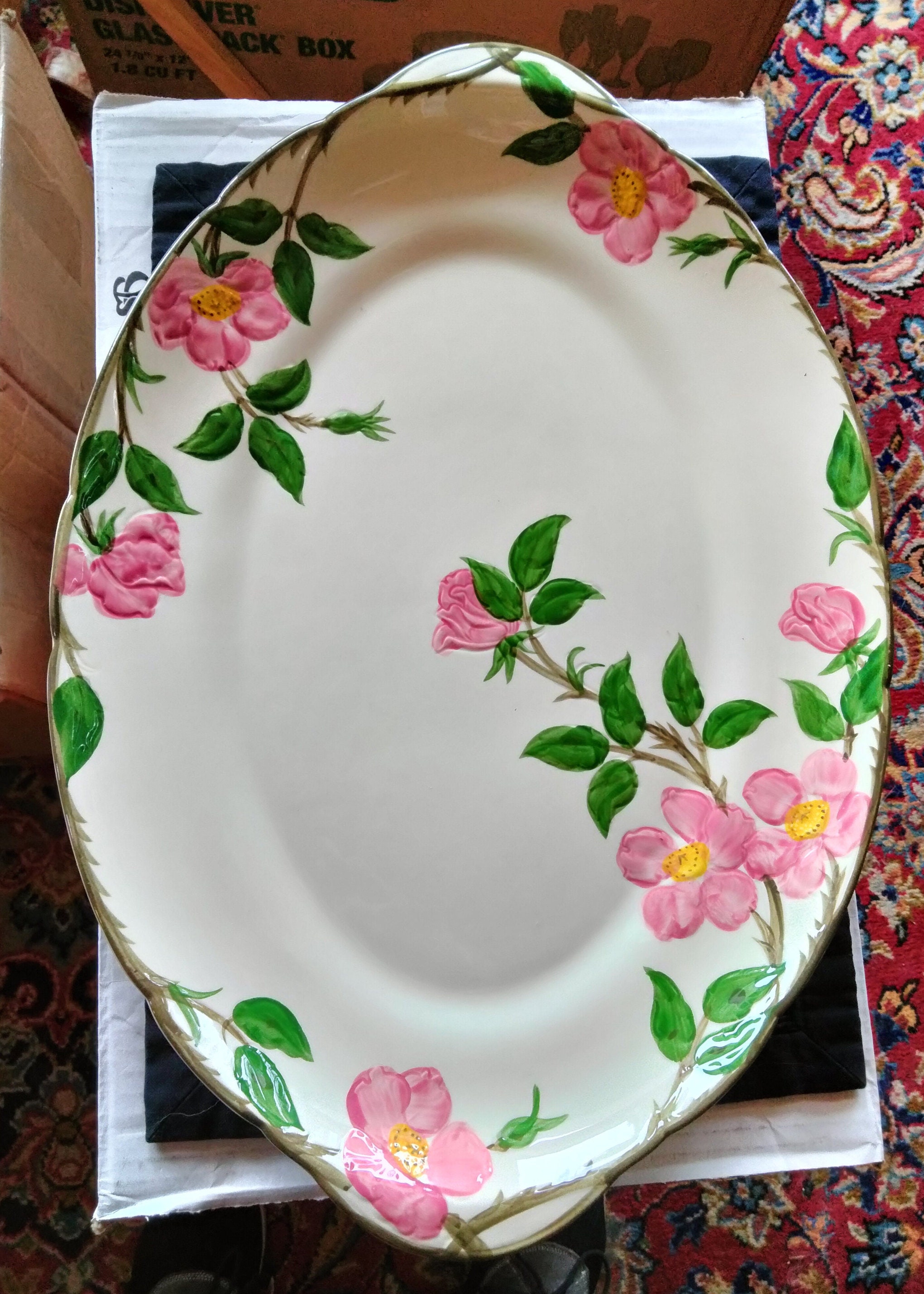 Franciscan desert rose platter hot sale