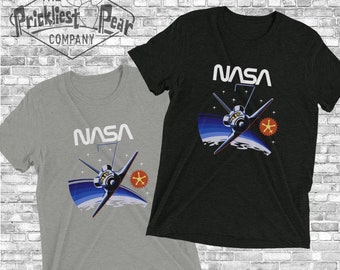 NASA STS-7 Mission Inspired T-Shirt l Nasa t-shirt, shuttle mission shirt, Challenger, space shirt, Sally Ride, youth, men, women, unisex