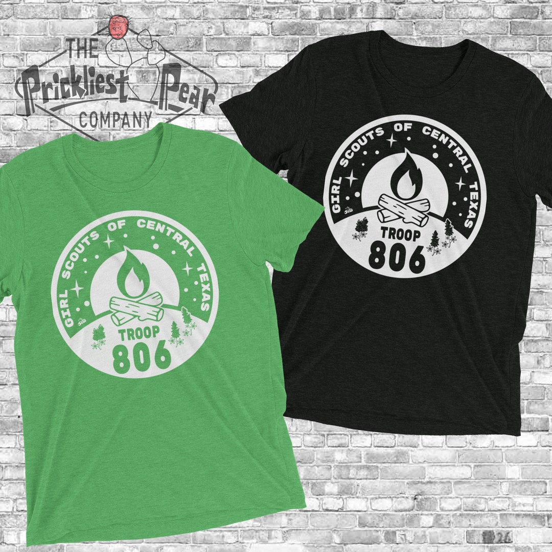 Girl Scout Troop T-shirt L NASA Inspired Design, Custom, Council