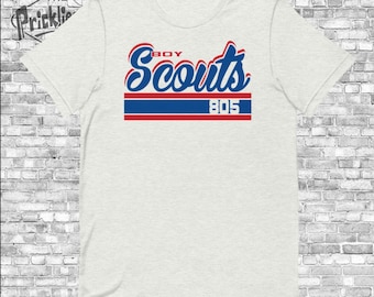Koszulka Boy Scout Troop l Wzór retro, lata 80., niestandardowy, numer drużyny, koszulka harcerska, koszulka outdoorowa, młodzieżowa, męska, damska, unisex
