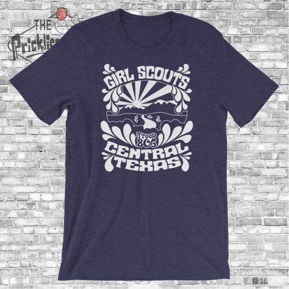 unlock Mince ukrudtsplante Girl Scout Troop T-shirt L Hippie Style Design Custom - Etsy